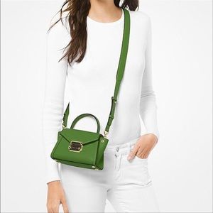 Michael Kors Kelly Green Mini Whitney Crossbody